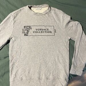 Versace grey sweatshirt